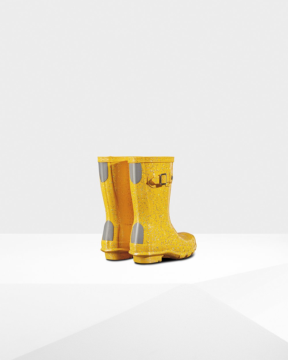 Botas De Agua Hunter Niños Original Little Giant Glitter - Amarillo - Argentina 7529AKRCF